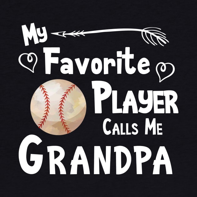 Favorite Player Grandpa Love Softball Player by Magic Ball